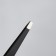 Direct, wide tweezers, 9.5 cm, black color