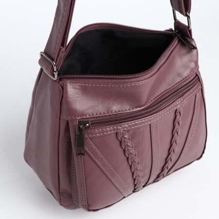 Women's bag with lightning, lilac color-4