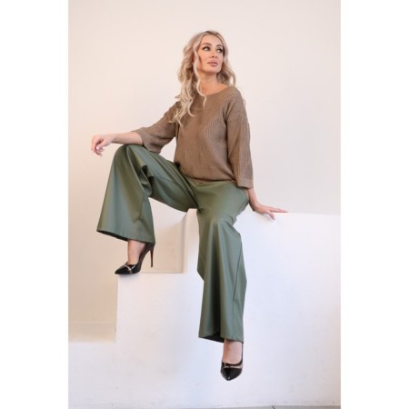 Female jumper, size 42, brown color-7
