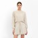 Female set (jumper, shorts) minku: casual collection beige color, river 46