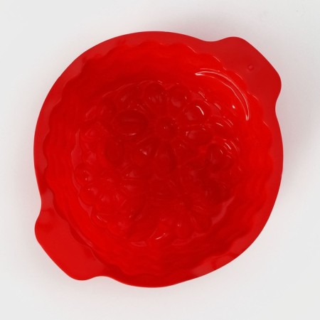Baking uniform "Basket", silicone, 26 × 22.5 × 9 cm, red color-3