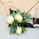Artificial flowers "rose grace" 7x57 cm, milk