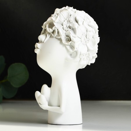 Figure Polystone "Love" Color White 12 x 6.5 x 22 cm-8