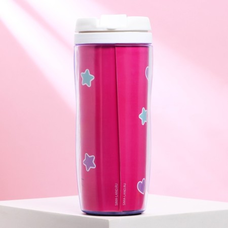 Thermost man with an insert "cat" 350 ml-1