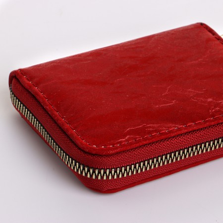 Women's wallet with lightning, red color-3