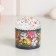 Paper form for Easter cake "Zhostovo" 60 x 45 mm, mix
