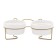 Ceramic bowls on a stand 2 x 250 ml