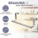Holder for towels on the door "Classic", 23.5 × 7 × 8 cm, color chromium