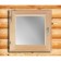 Window, 50 × 50cm, double glass of linden