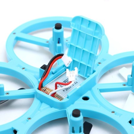 A Quadrocopter Radio Management Drone, backlight, works from the battery, the color is blue-4