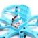 A Quadrocopter Radio Management Drone, backlight, works from the battery, the color is blue