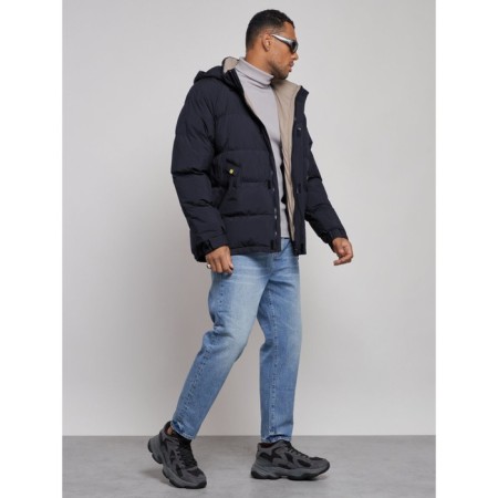 Sports male winter, size 56, dark blue color-2