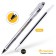 Gel pen Crown Hjr-500b, node 0.5 mm, black ink black