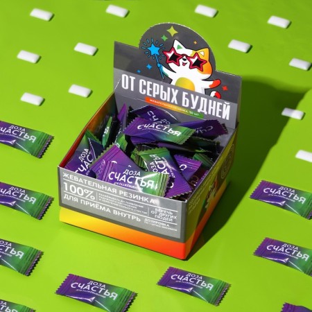 Chewing gum "from gray everyday life", taste: mint, 1.36 g 50 pcs.-2