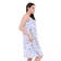 Night shirt female, blue color, size 52