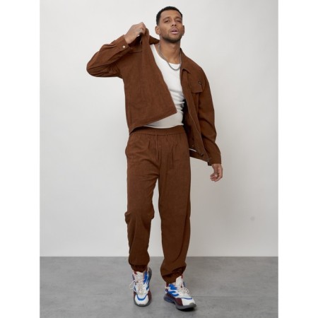 Sports suit men's, size 52, brown color-15