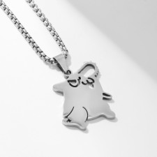 Japan's pendant Demon, Silver Color