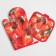 Kitchen set of the share "strawberries", a severity 17*17 cm, mittens 26*16 cm, 100% of the p/e