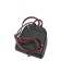 Backpack, lightning department, burgundy color 25x22x10cm
