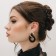 Earrings Metal "Chain" Enjoyness, 2 links, color golden color