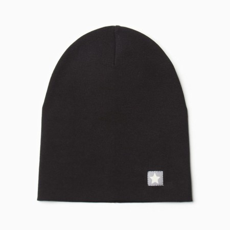 Hat for a boy, color black, size 50-54
