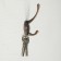 Hook furniture tundra TKD008, two -rod, copper