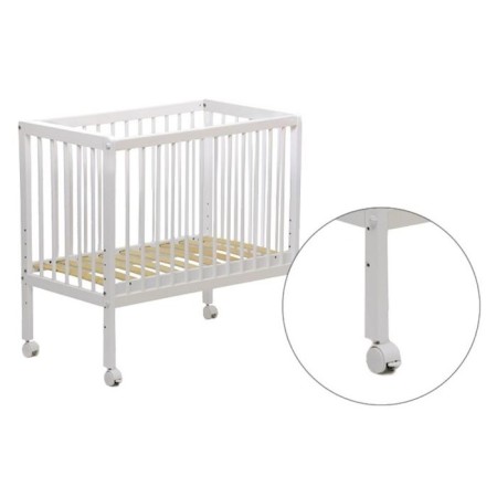 Set of wheeled supports, 4 pcs, white color-1