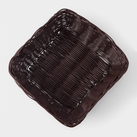 Basket for fruits and bread of the share "Choco", 20 × 20 × 6.5 cm-3