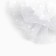 Outlet. Hair bow on elastic band, white, 10 cm, kitty Marie
