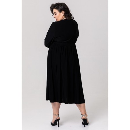 Female dress, size 62, black color-5