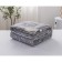 Holly blanket, size 200x220 cm, gray color