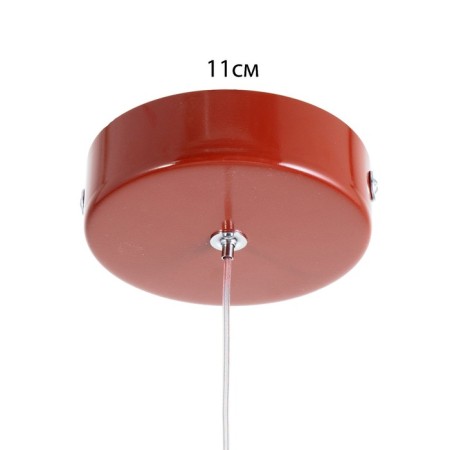 Bayerlux lamp "Scandy" LED 6W 4000K red 8x8x36-205cm-5