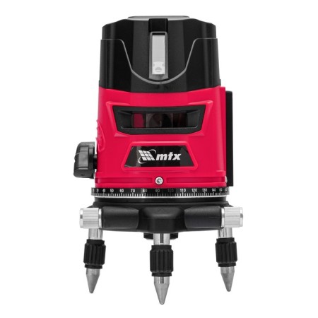 Laser level MTX CRL-30R 35034, 5 green rays, ± 0.3 mm/m, 5/8 ", range 30 m