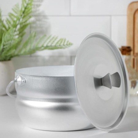 Tourist pot, 2.5 l, aluminum cover-1