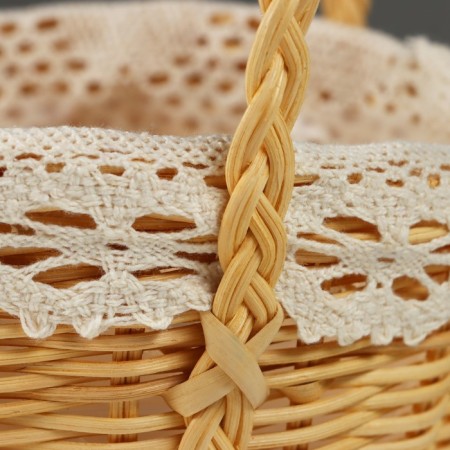 Playfish basket, 18 x 13 x 11 x 13/26 cm, with edging, rattan-4
