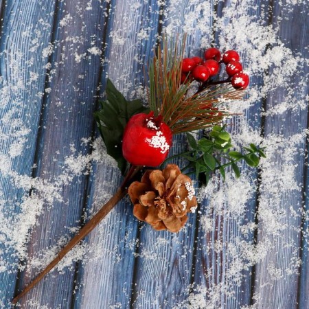 Decor "Winter charm" berry grenades, 22 cm-2