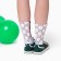 Women's sneakers, green color, size 38