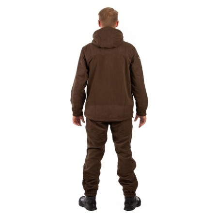 Costume of men's pride yakut, fleece, brown, river 68-70 Height 182-188-4