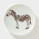 Porcelain plate "Safari. Zebra ", d = 20 cm