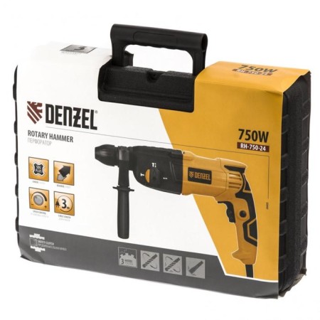 Denzel RH-750-24, 750 W perforator, 2.5 J, 0-1100 rpm, 0-5100 FP/min-9