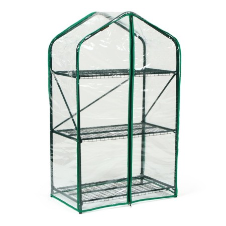 Greenhouse-stella, 3 shelves, 110 × 65 × 40 cm, metal frame d = 16 mm, cover cover 100 μm-1