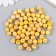 Beads for creativity plastic "Marble. Lemon" d = 0.8 cm set 20 g