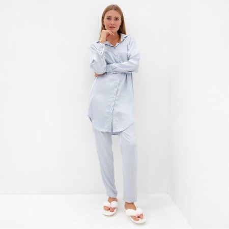 Set (shirt, trousers) Women's minku: Light touch color Blue, Rr. 54-1