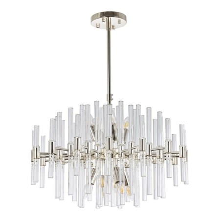Chandelier on the rod Matilda A1064PL-10CC, E14, 10x40 W, 60x60x68 cm, Chrome
