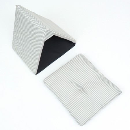 Animal house, folding, 40 x 35 x 39 cm, gray-5