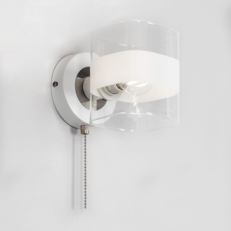 Sconces Citilux "Virta" CL140310, 12x12 cm, 1x60W, E14, white color-6