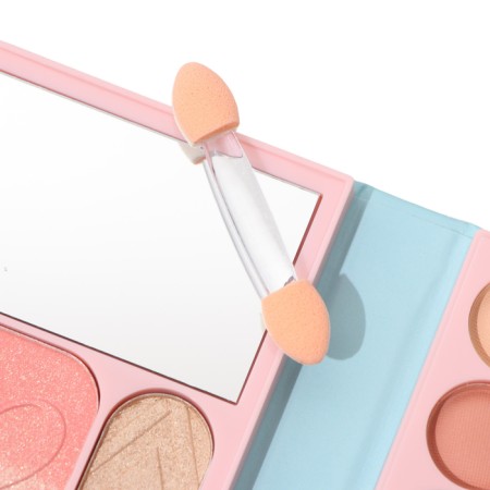 A set of decorative cosmetics (highlighter, shadows for eyebrows, blush, glitter, eye shadow)-5