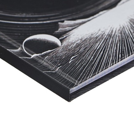 Notebook A5, 80 sheets in the cage "Eve of the Universe", solid cover, glossy lamination, decoration "Lenon", block offset-2