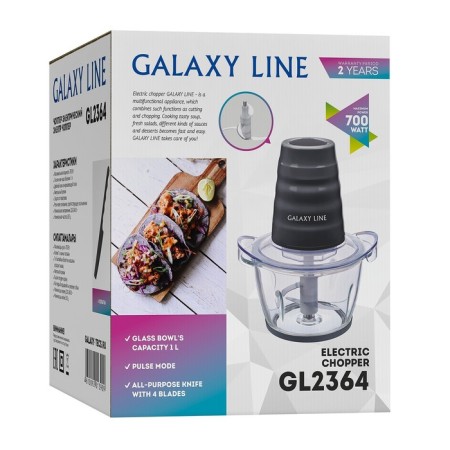 Galaxy Gl 2364 grinder, glass, 700 watts, 1 l, black-6