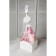 Gift package with a box, packaging, “with the best wishes”, 12 x 12 x 40 cm